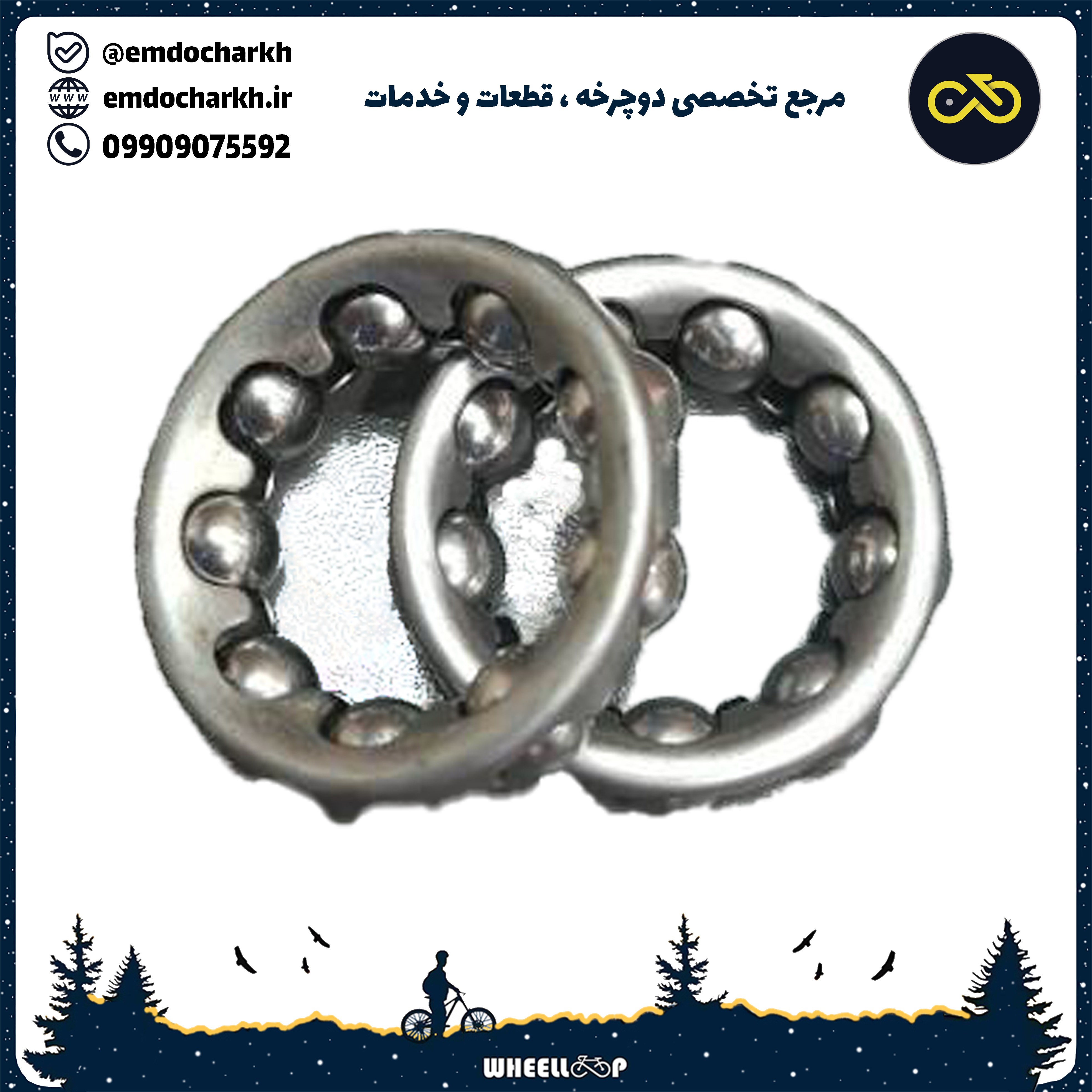 بلبرینگ توپی تنه